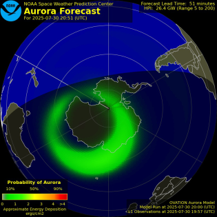 Current Southern hemispheric power input map