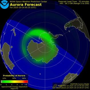 Current Southern hemispheric power input map
